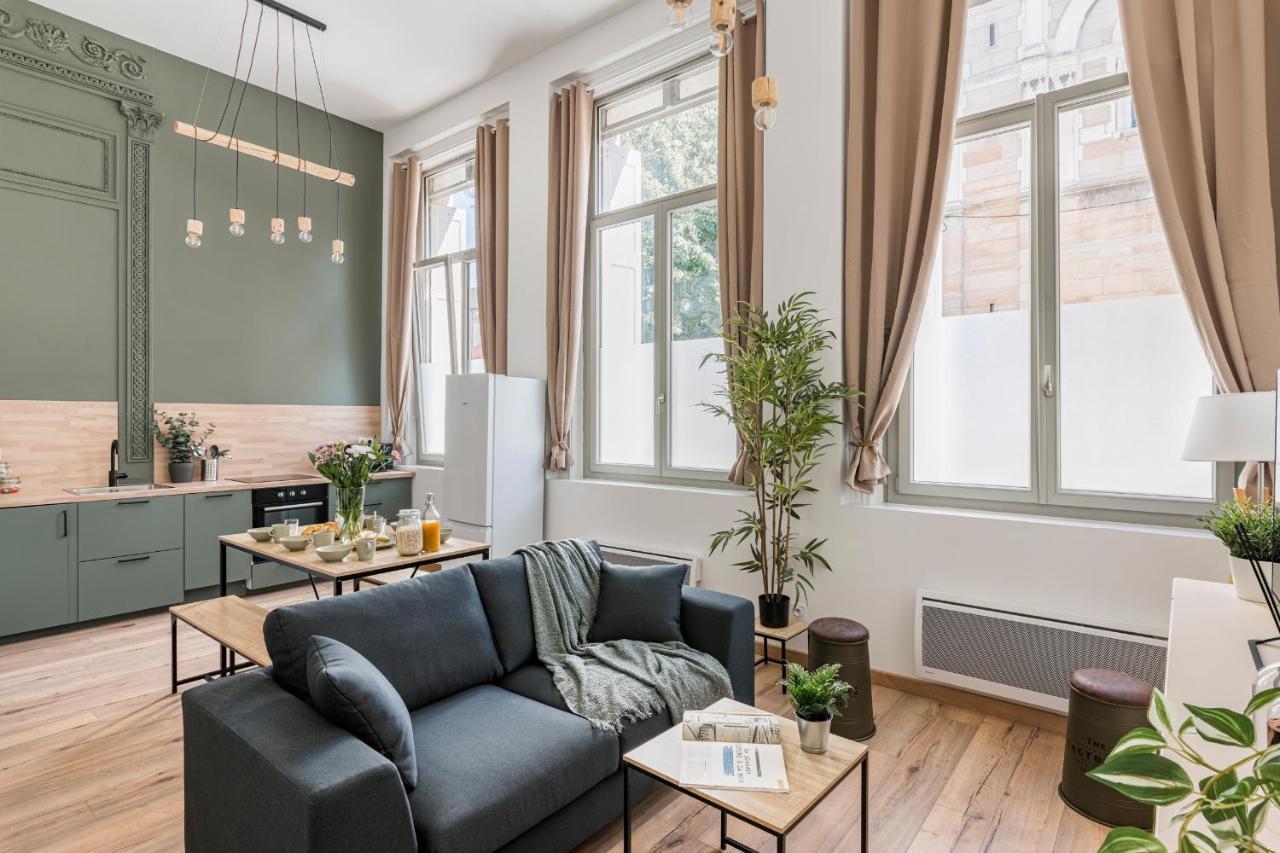 Charmant & Spacieux Appartement En Coeur De Ville Saint-Etienne  Exterior foto